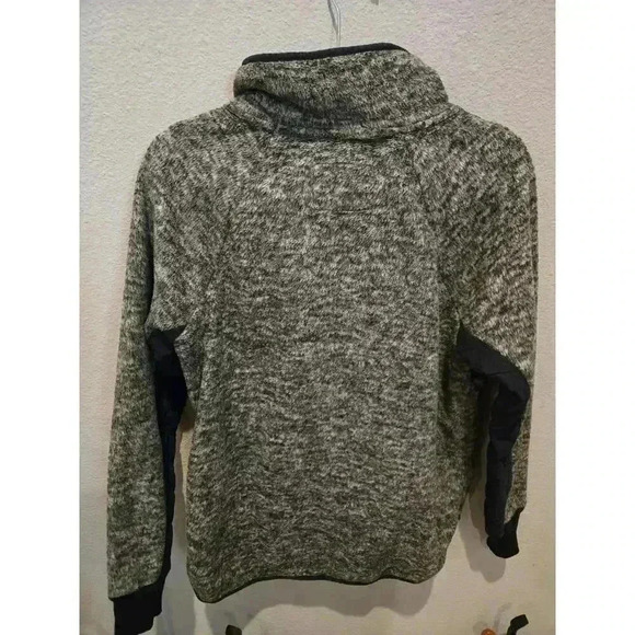 Abercrombie & Fitch Men's M Black Fleece Pullover Sweater Mock Neck - Picture 12 of 12